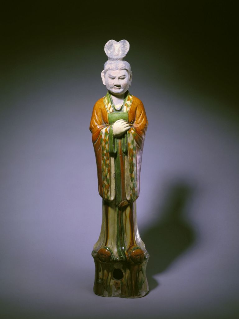 图片[1]-Three-color civilian figurines-China Archive